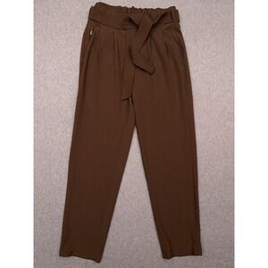 Athleta Skyline Plaid Pants II Brown Women's 0 Stretch Comfort‎ Business Travel